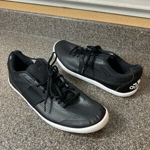 Adidas Running Throwstar Track & Field Shoe Mens Size 14 Black White Sneaker Low